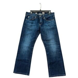 AG Adriano Goldschmied Tomboy Relaxed Straight Jeans Dark Wash Women Size 29